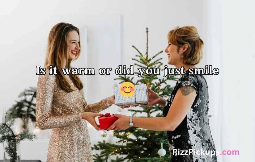 Christmas Pickup Lines