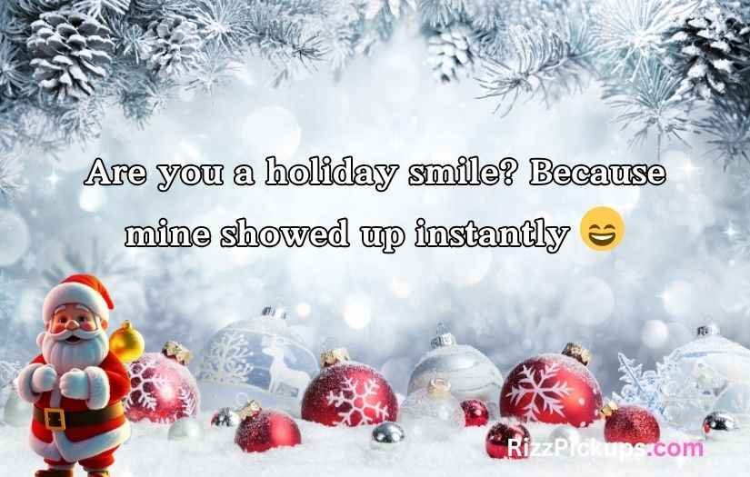 Christmas Pickup Lines