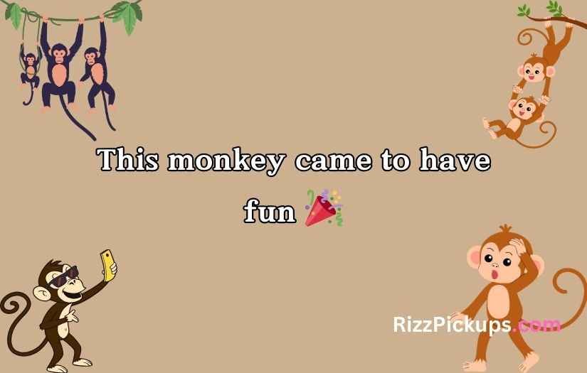 Rizz Monkey GIF Pick Up Lines