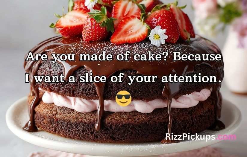 Best Cake Pick Up Lines And Rizz