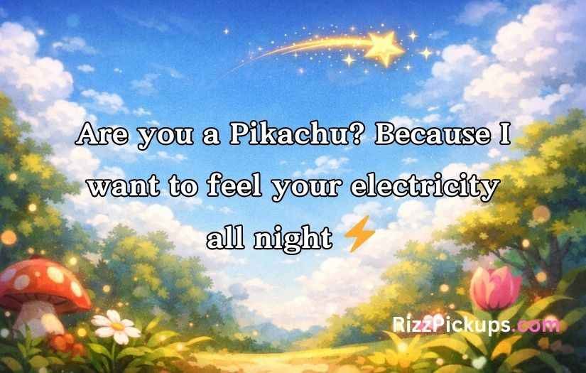 Pokémon Pickup Line