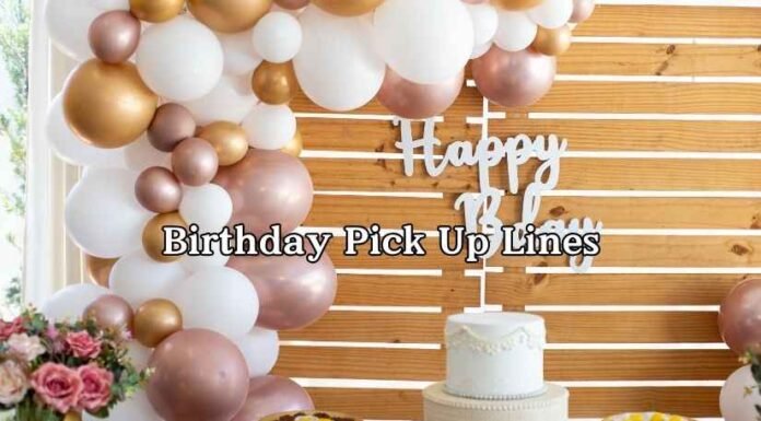 Birthday Pick Up Lines Birthday Pick Up Lines
