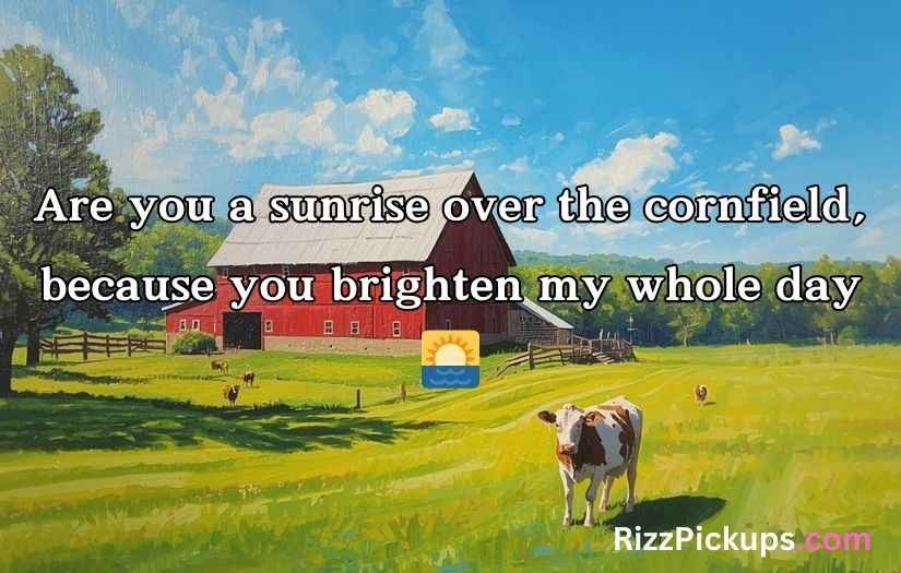 Farm Pick Up Lines
