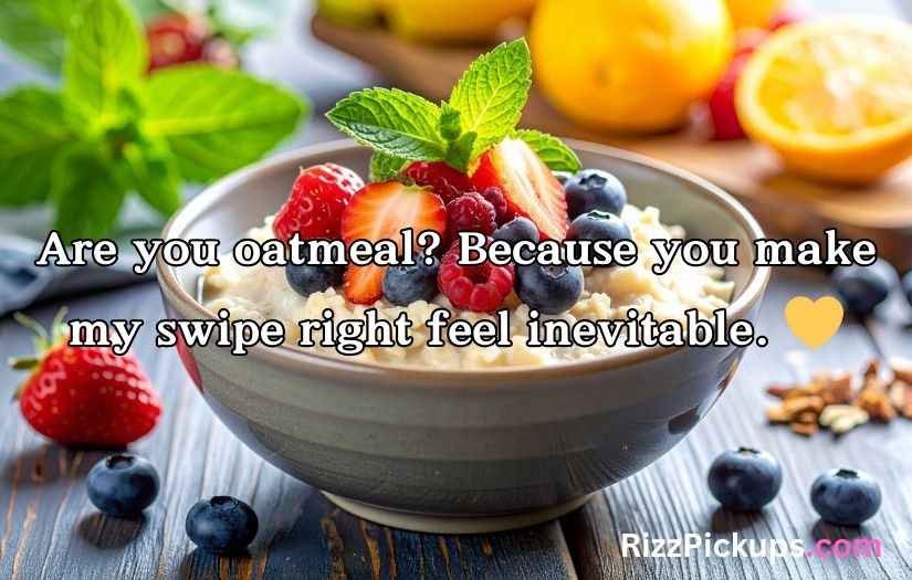 Oatmeal Pick Up Lines