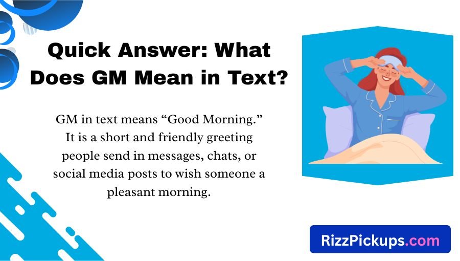 GM Meaning in Text
