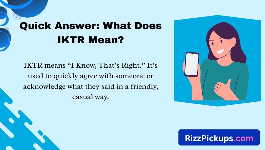 IKTR Meaning in Text