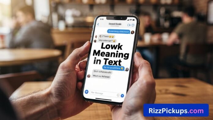 Lowk Meaning in Text