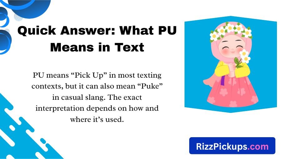 PU Meaning in Text