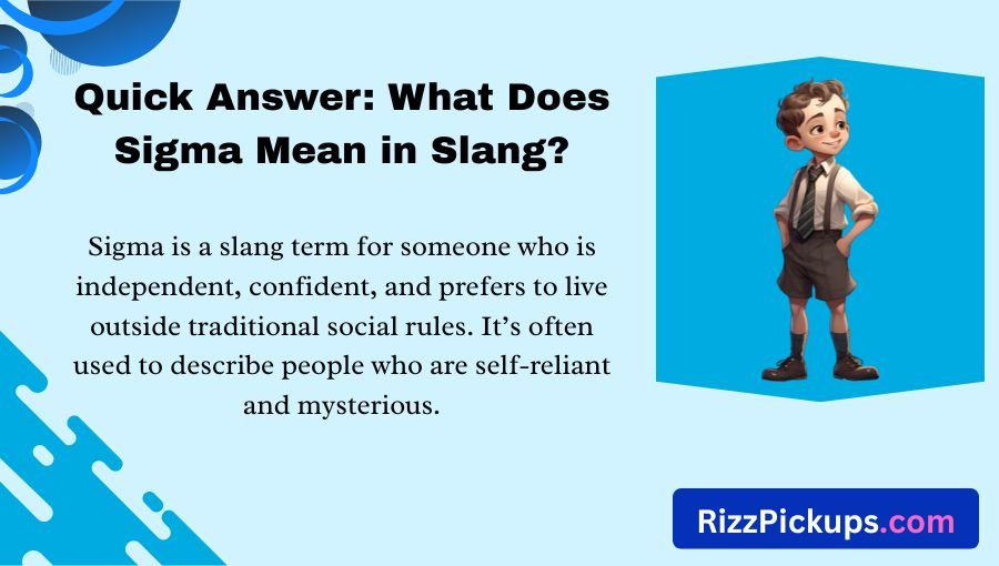 Sigma Meaning Slang