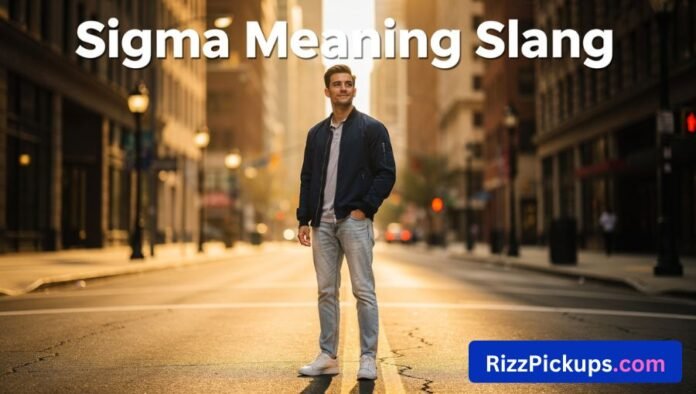 Sigma Meaning Slang