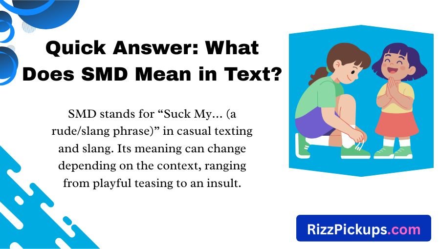 SMD Meaning in Text