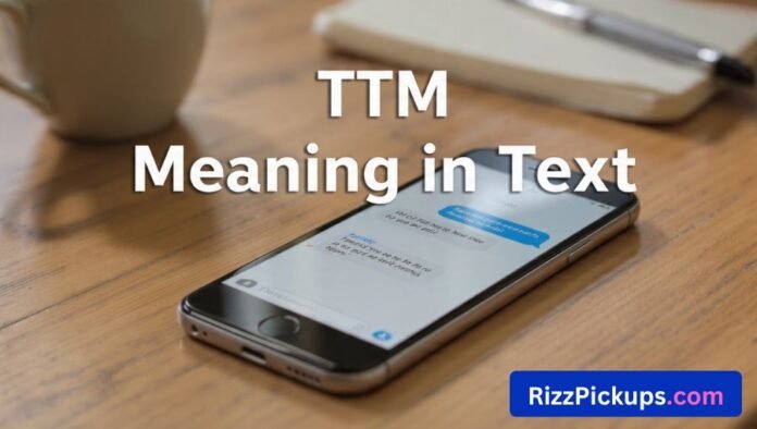 TTM Meaning in Text