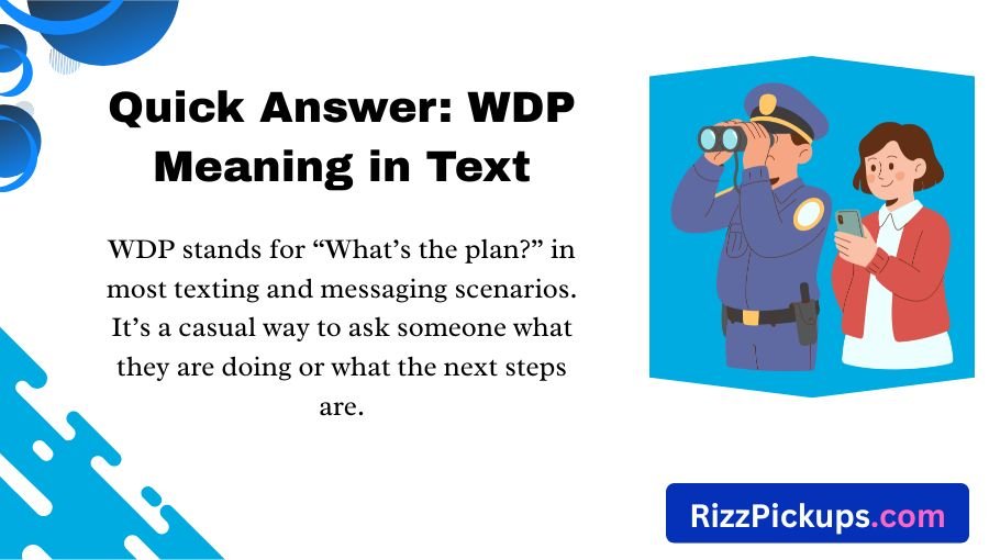 WDP Meaning in Text