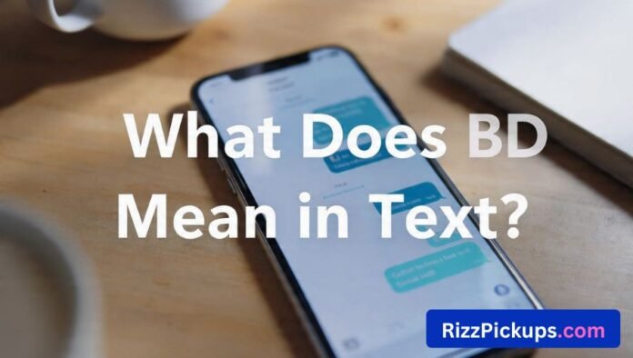 What Does BD Mean in Text
