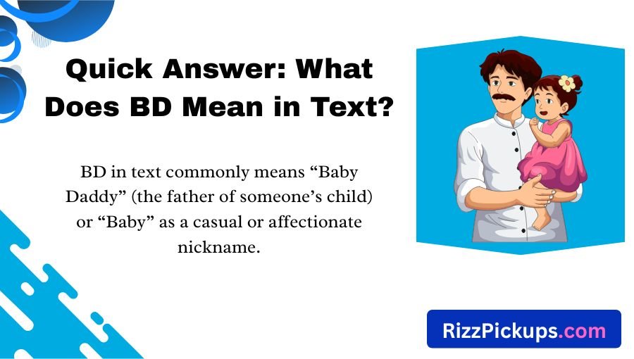 What Does BD Mean in Text