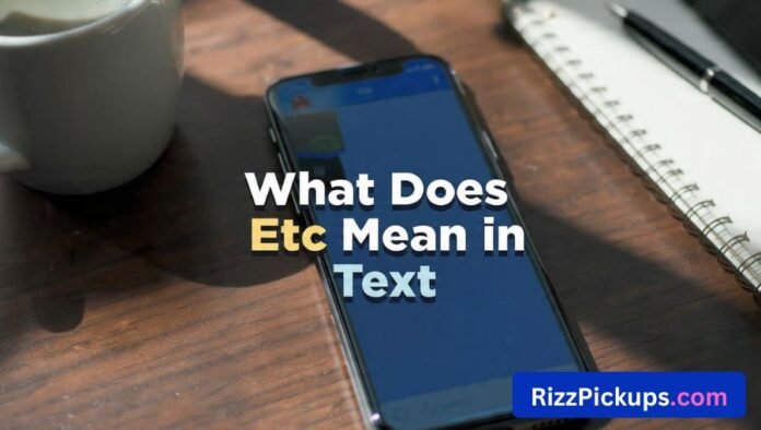 What Does Etc Mean in Text