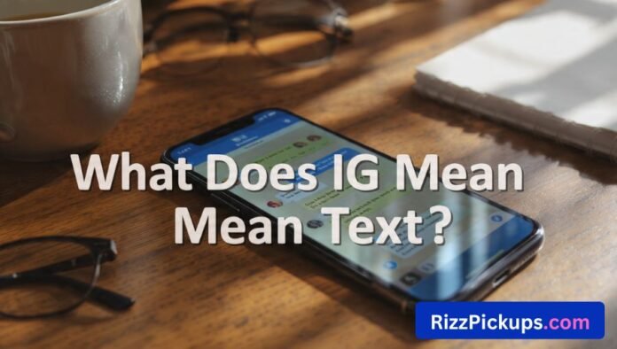 What Does IG Mean Text