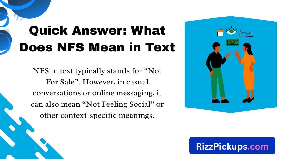 What Does NFS Mean in Text