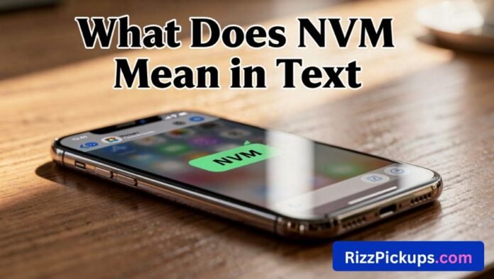 What Does NVM Mean in Text
