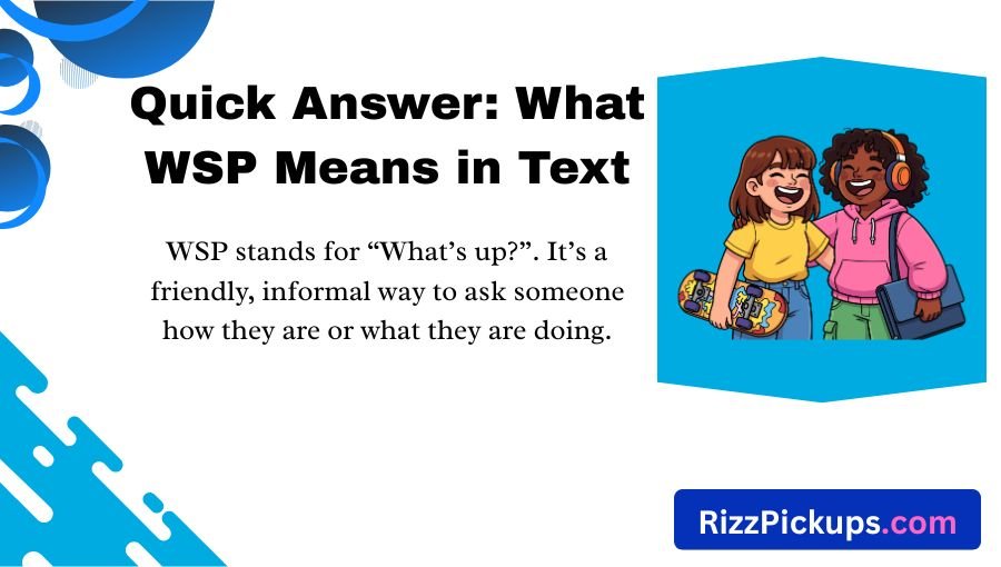 WSP Meaning in Text