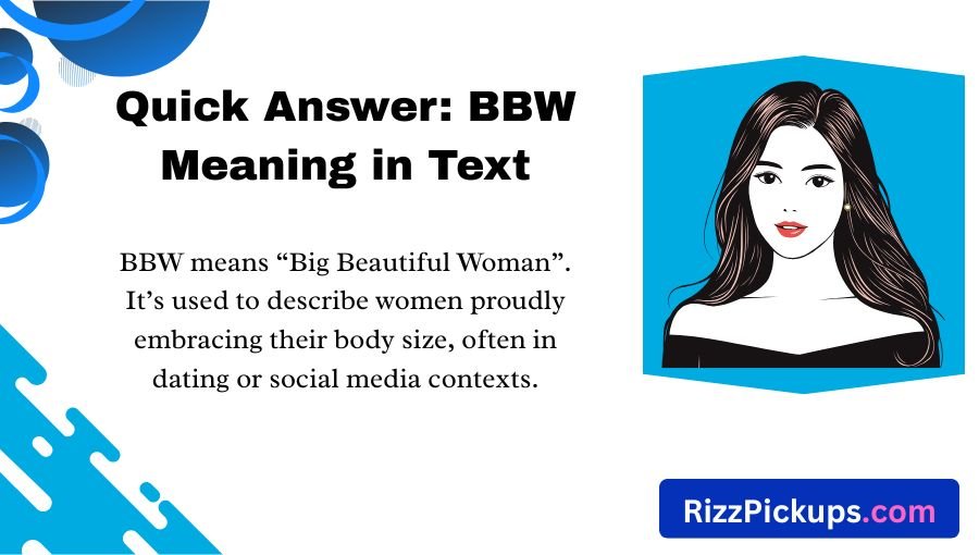 BBW Meaning in Text