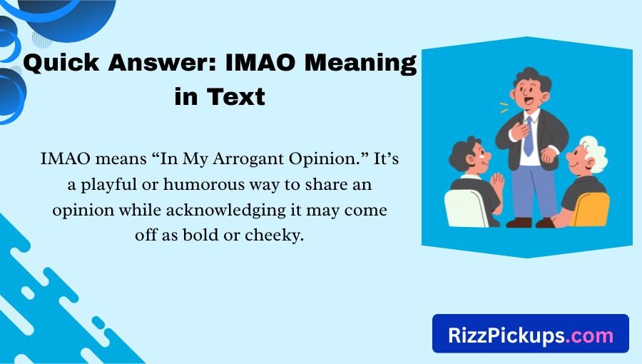 IMAO Meaning in Text