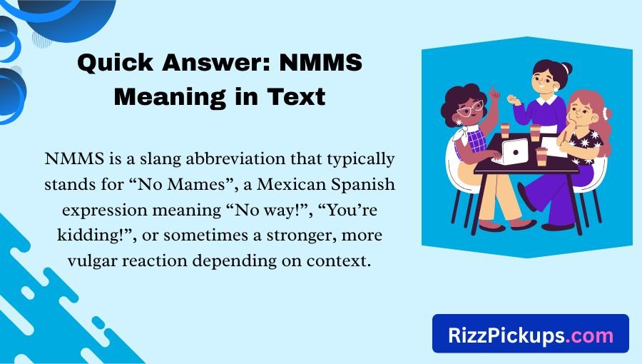 NMMS Meaning in Text