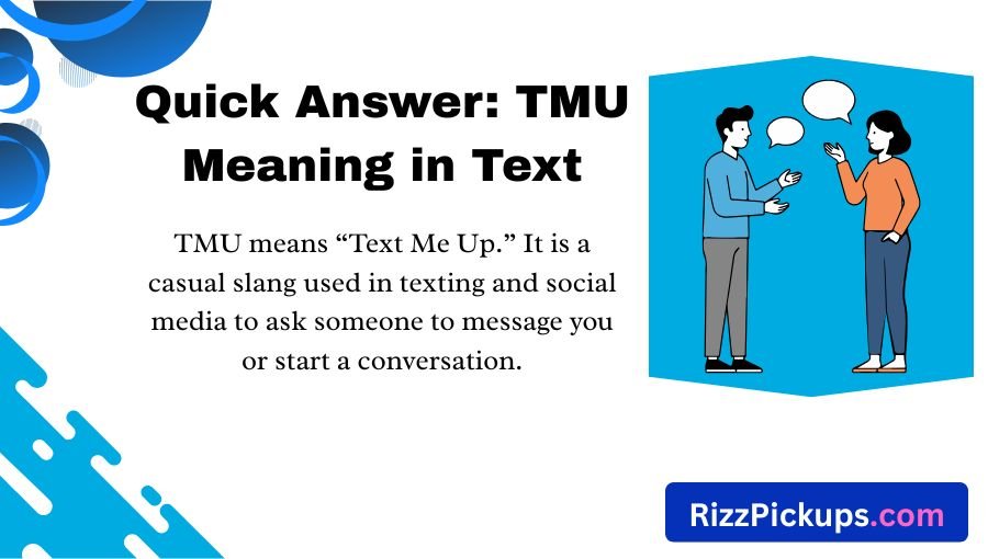 TMU Meaning in Text